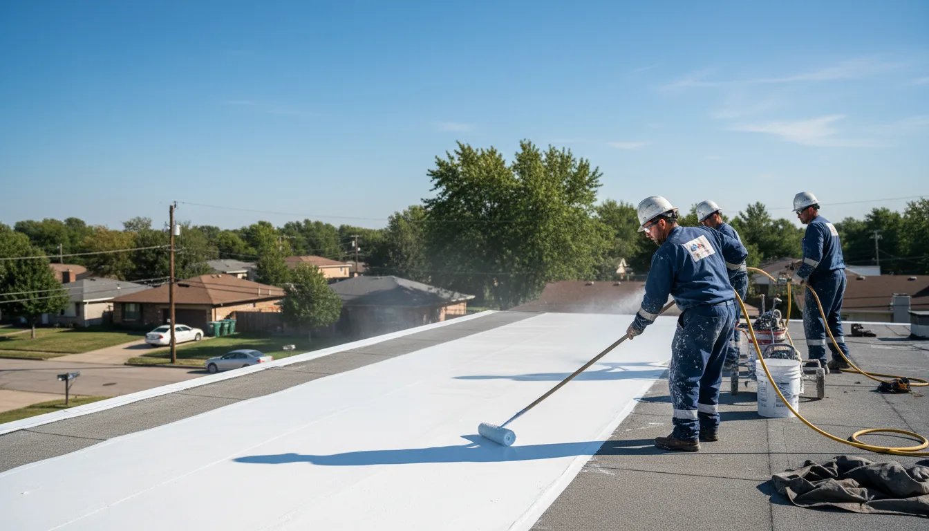 Commercial roof coating in United, PA near me